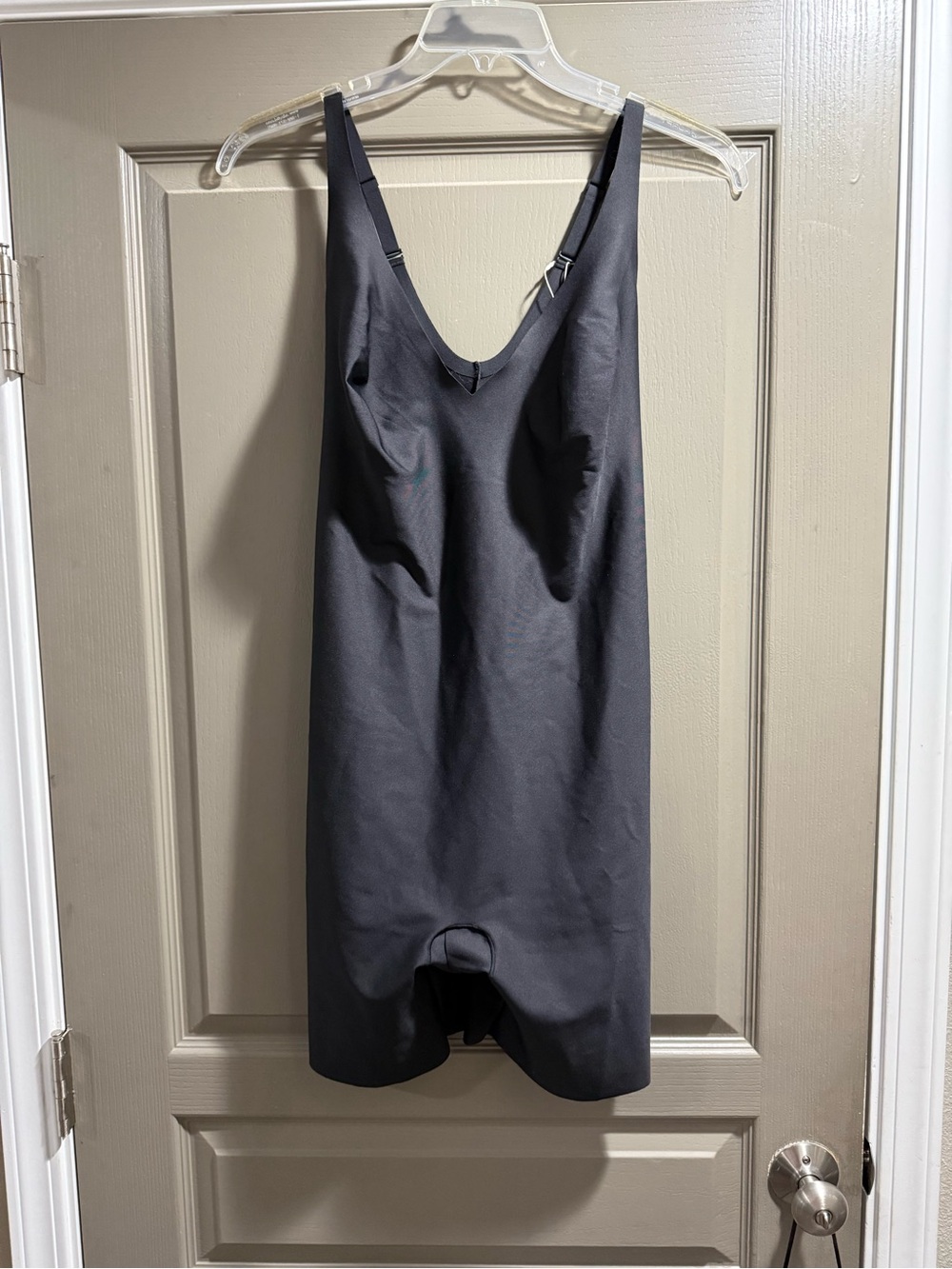 Skims body mid thigh plunge body suit